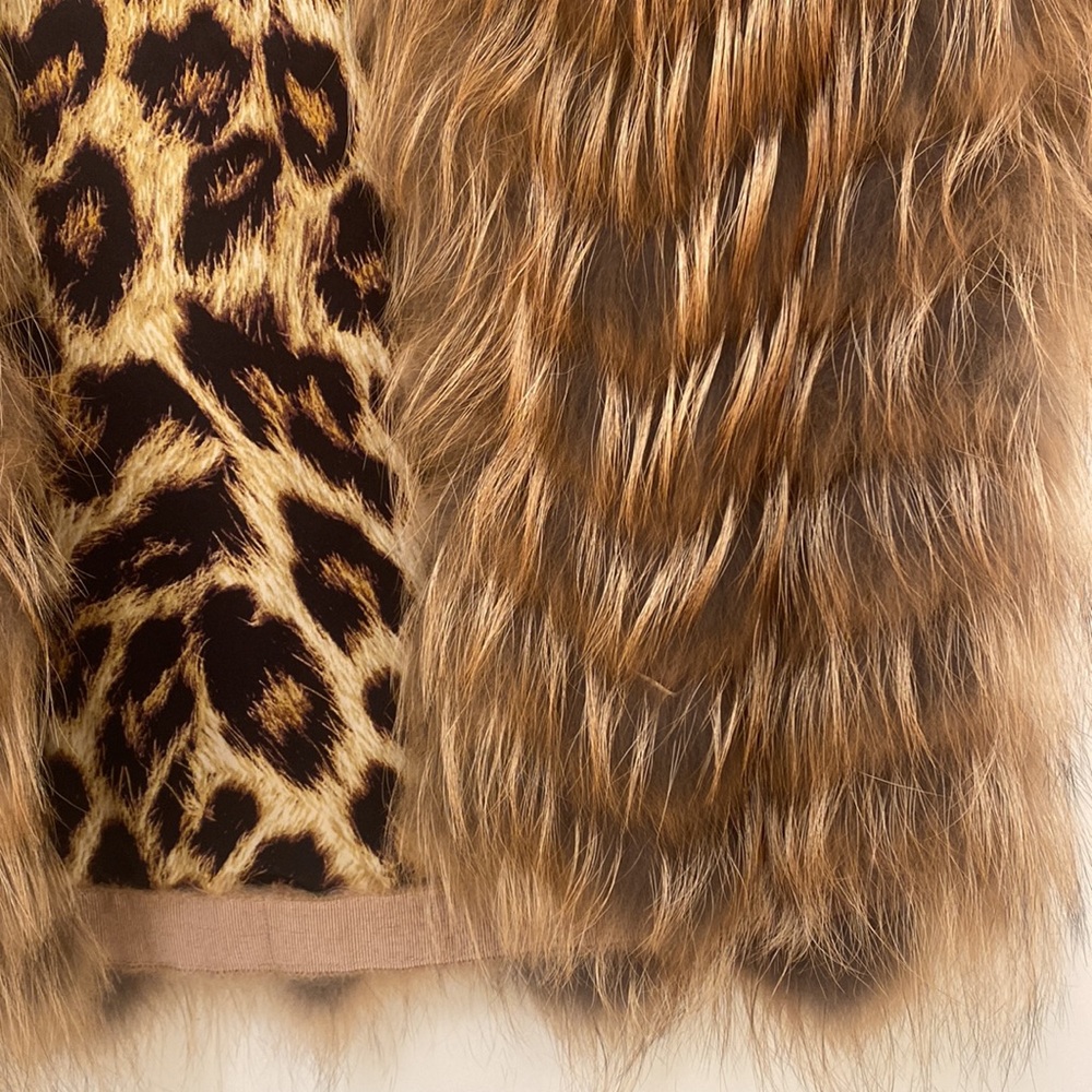 Just Cavalli arctic fox fur reversible vest, size S/M - Picture 3 of 16